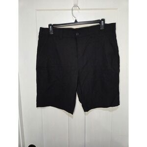 Eddie Bauer Mens Black Performance Chino Shorts Size 38 Outdoor Hiking Casual